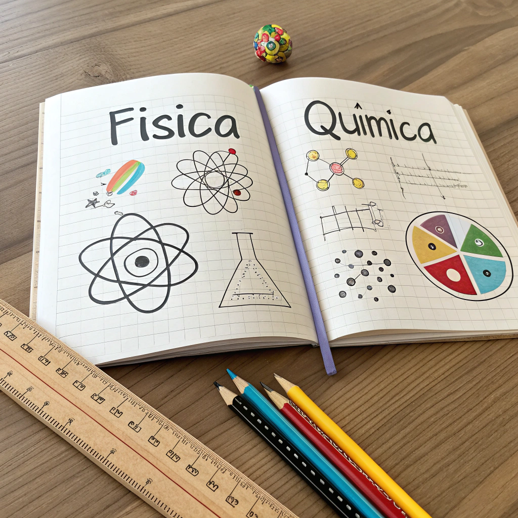 AI generated image by Red Panda AI: Física i quimica
