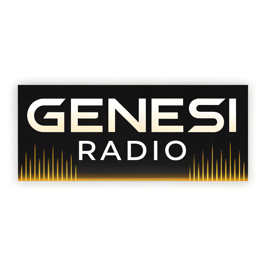 AI generated image by Red Panda AI: Logo para "genesi radio"