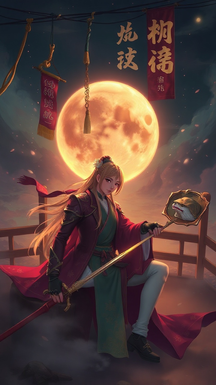AI generated image by FLUX.1-schnell: 碧蓝航线的艺术风格，一位铁血阵营的护卫舰舰娘，雌小鬼少女身材和表情，酒红色短发和白色挑染，黑色制服，黑色连裤袜，高跟短靴。角色立绘