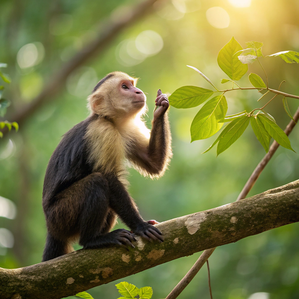 AI generated image by Red Panda AI: Un chango mandando un beso
