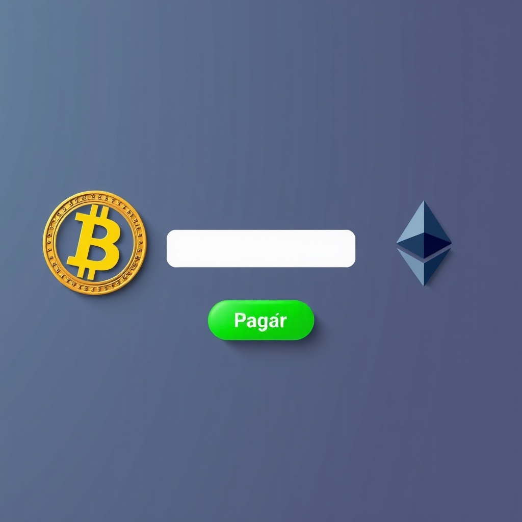 AI generated image by FLUX.1-schnell: La imagen muestra una elegante pasarela de pago diseñada para transacciones de criptomonedas, presentada en un formato limpio y fácil de usar. La interfaz presenta un campo de entrada prominente para que los usuarios ingresen la cantidad de criptomoneda, sus bordes sutilmente redondeados para un atractivo moderno. El botón de pago, de un verde vibrante, destaca de manera atractiva sobre el suave fondo, etiquetado con la palabra en español "Pagar", que indica claramente su función. 

Alrededor del campo de entrada, se muestran elegantemente símbolos reconocibles de criptomonedas como Bitcoin y Ethereum, cada uno representado con gran detalle, enfatizando su importante presencia en el panorama de las monedas digitales. La paleta de colores consta de neutros suaves y tonos claros, creando una atmósfera profesional que mejora la funcionalidad sin abrumar al usuario. El diseño general parece accesible pero sofisticado, logrando el equilibrio perfecto entre simplicidad y estética moderna, lo que lo hace ideal tanto para principiantes en criptografía como para usuarios experimentados.
