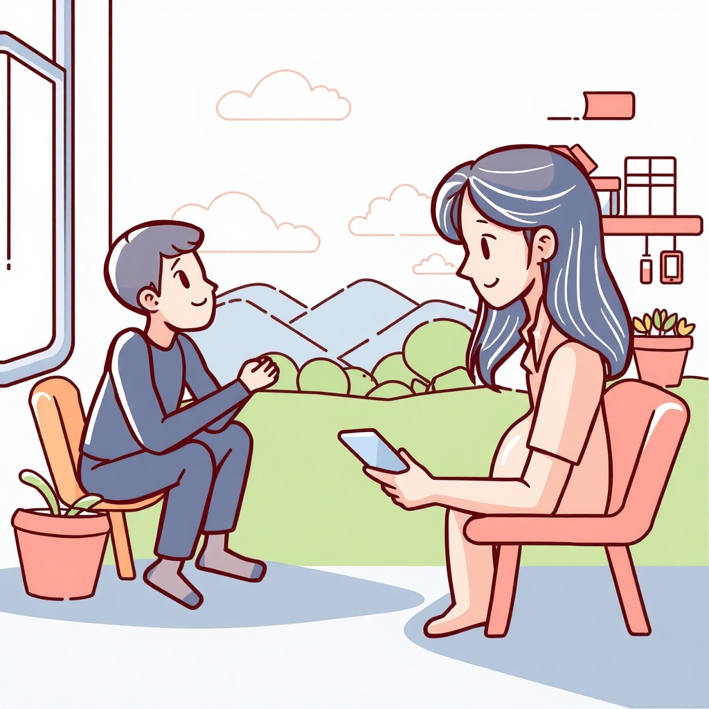 AI generated image by FLUX.1-schnell: Haz el home de mi aplicación trocare de intercambio de servicios