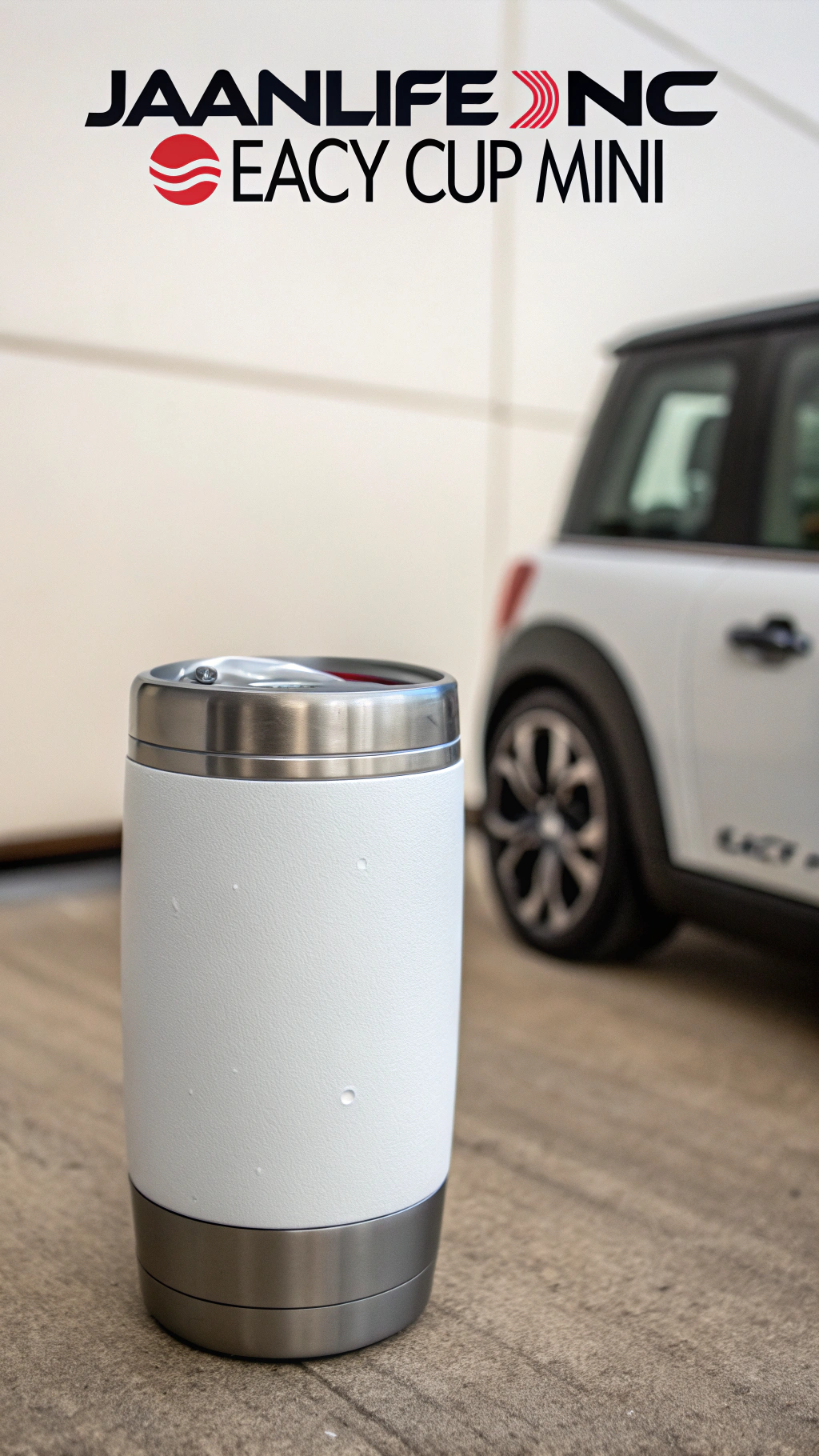 AI generated image by Red Panda AI: provide a video that promotes eacy cup mini, with modern design and with title jaanlife inc
