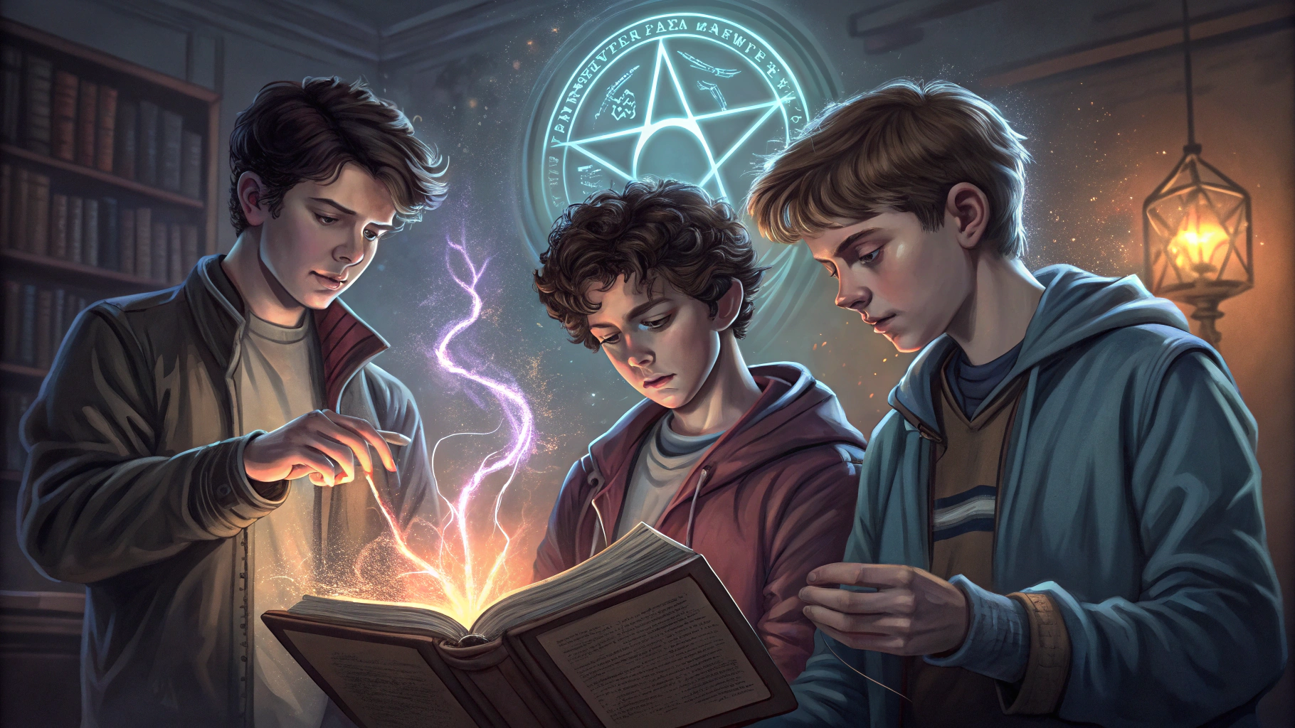AI generated image by Red Panda AI: young men psychic abilities
