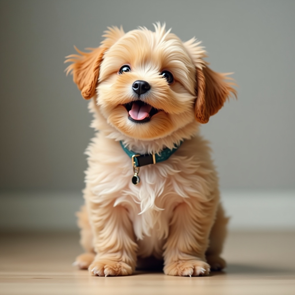 AI generated image by FLUX.1: cute dog