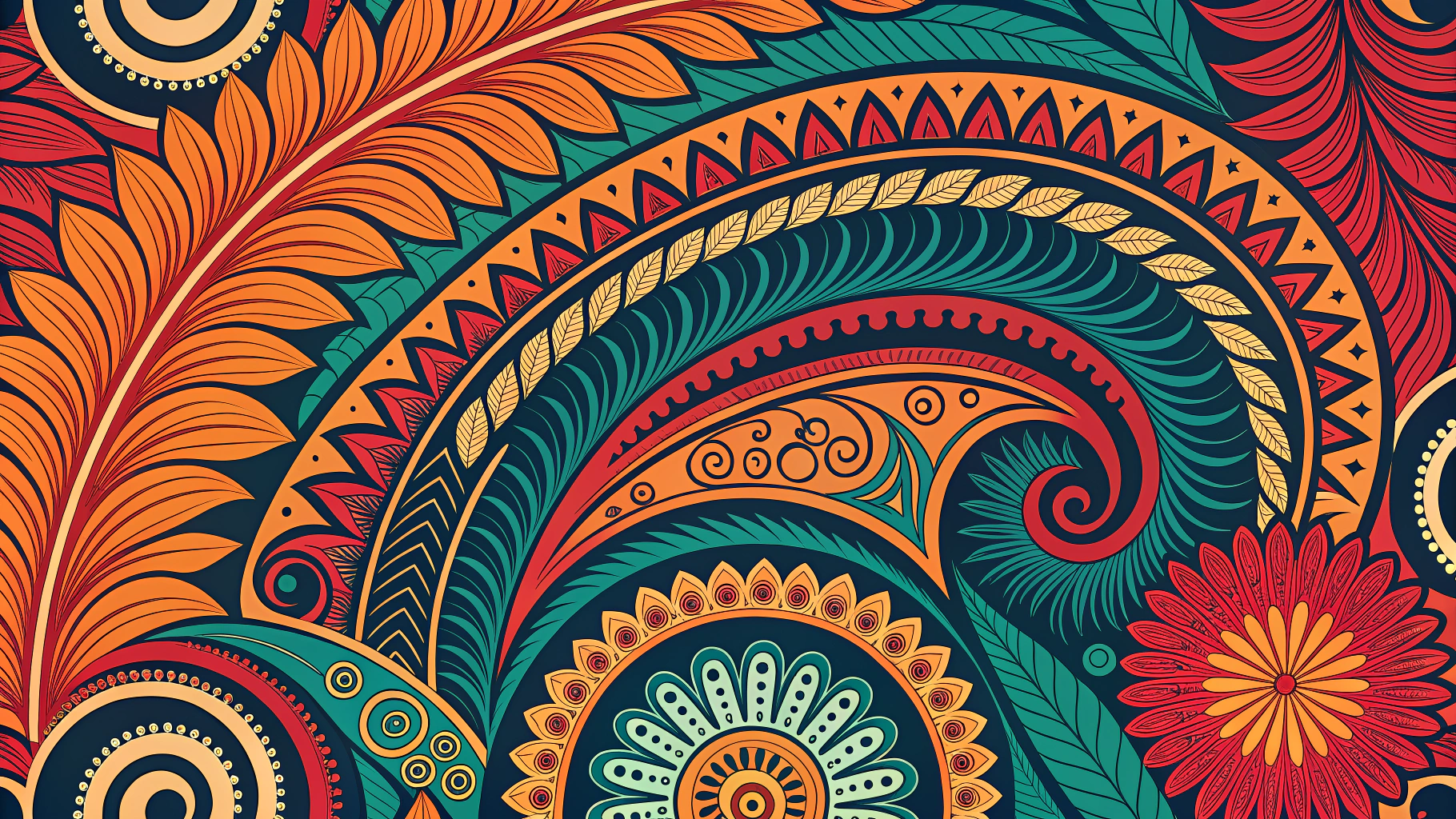 AI generated image by Red Panda AI: wildly interesting patterns