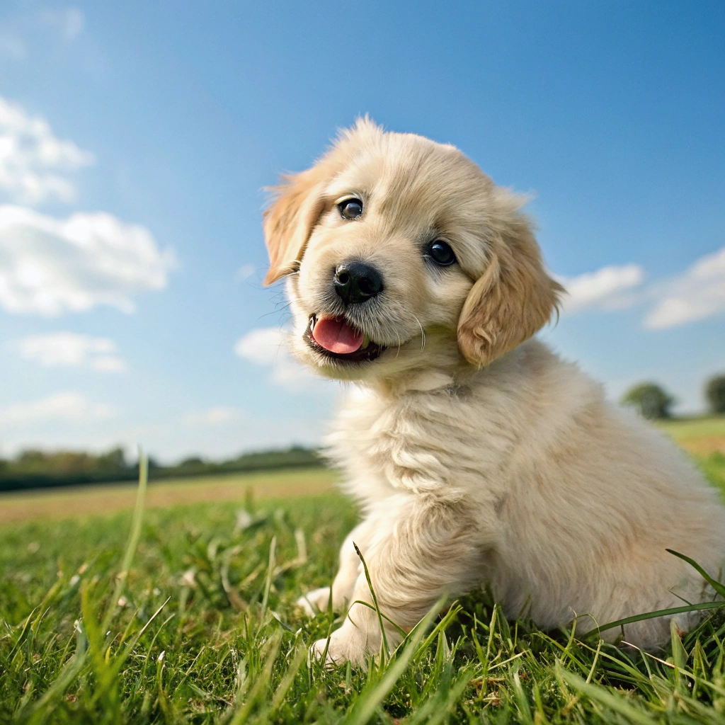 AI generated image by Red Panda AI: Cute Puppy