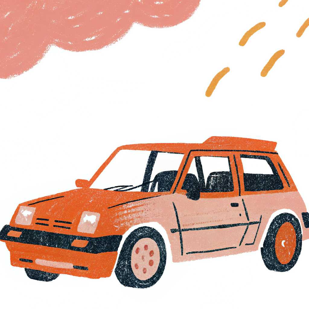 AI generated image by Red Panda AI: affiche de renault 5 turbo