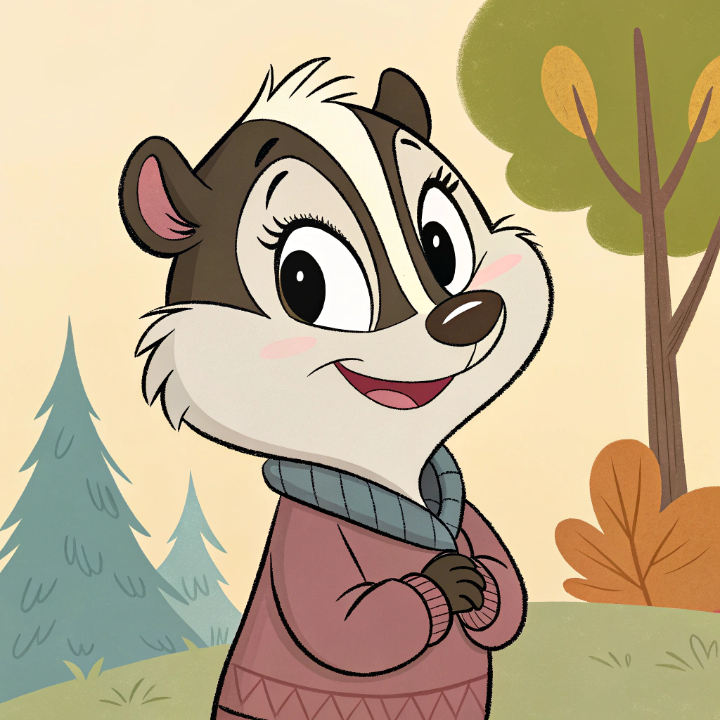 AI generated image by Red Panda AI: 
I'm a sweet mama badger disney chanel or cartoon
