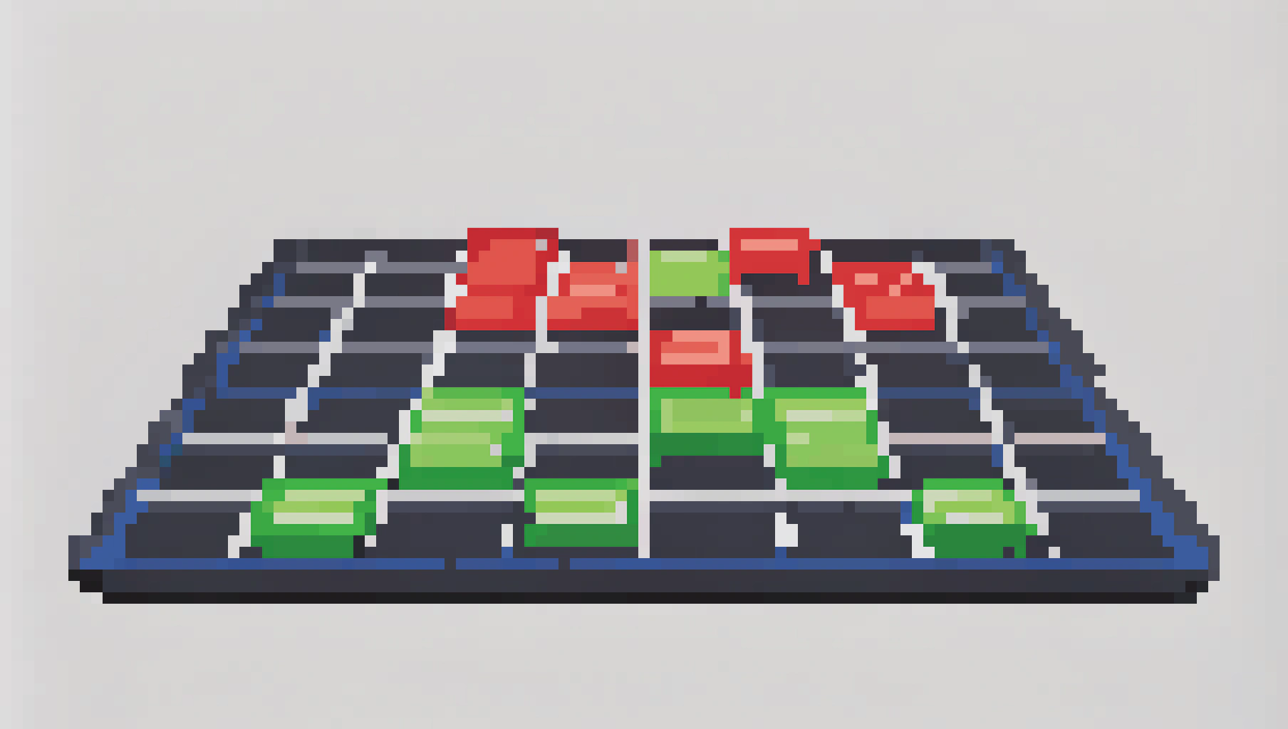 AI generated image by Red Panda AI: TETRIS
