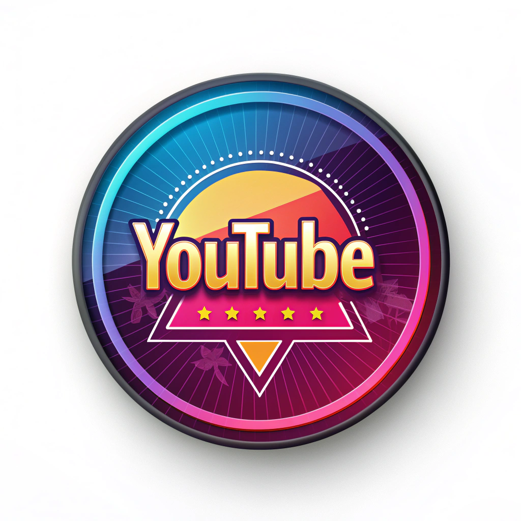 AI generated image by Red Panda AI: logo circular para canal de youtube 

