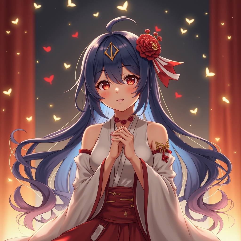 AI generated image by FLUX.1: 一个美丽的办公室女郎，穿着制服和高跟鞋，全身照