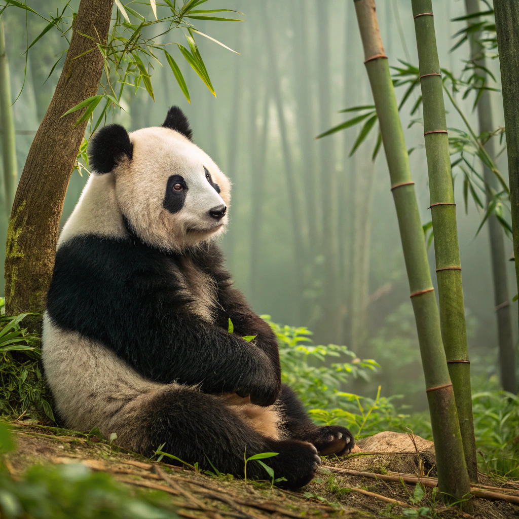 AI generated image by Red Panda AI: un panda