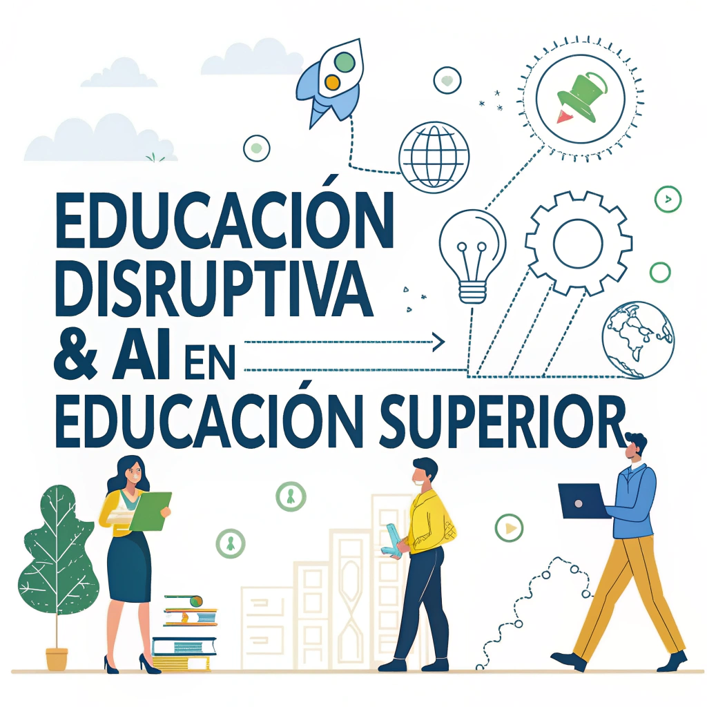 AI generated image by Red Panda AI: Educación disruptiva & AI en Educación superior