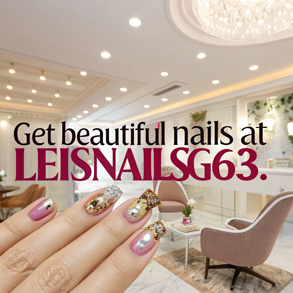 AI generated image by Red Panda AI: Crear imagen publicitaria invitando a las personas a realizarse servicio de uñas con LeisnailsG63 