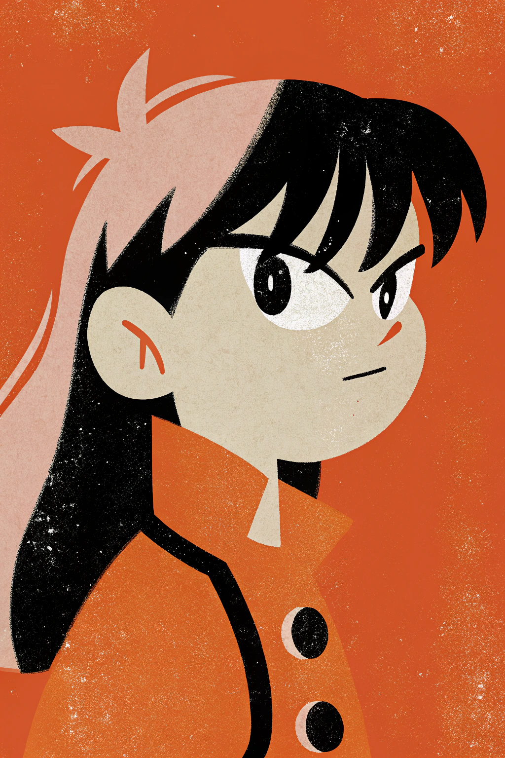 AI generated image by FLUX.1-schnell: Anime illustration of Asuka Langley Soryuu, smug face
