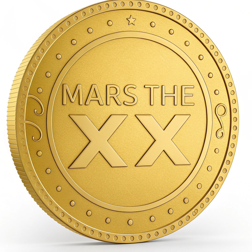 AI generated image by Red Panda AI: Gold coin with the words X MARKS  THE  SPOT arching around the top of the gold coin. In the center of the gold coin an X. Near the bottom XTP  COIN arching around the bottom of the gold coin. 