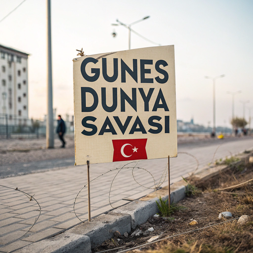 AI generated image by Red Panda AI: Güneş dünya savaşı