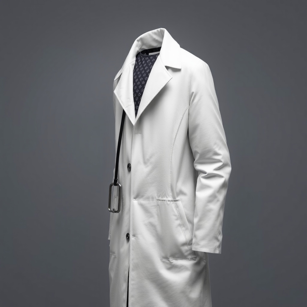 AI generated image by FLUX.1-schnell: A white coat 