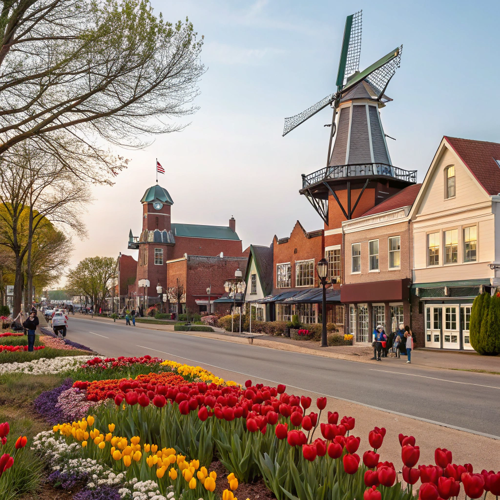 AI generated image by Red Panda AI: holland michigan