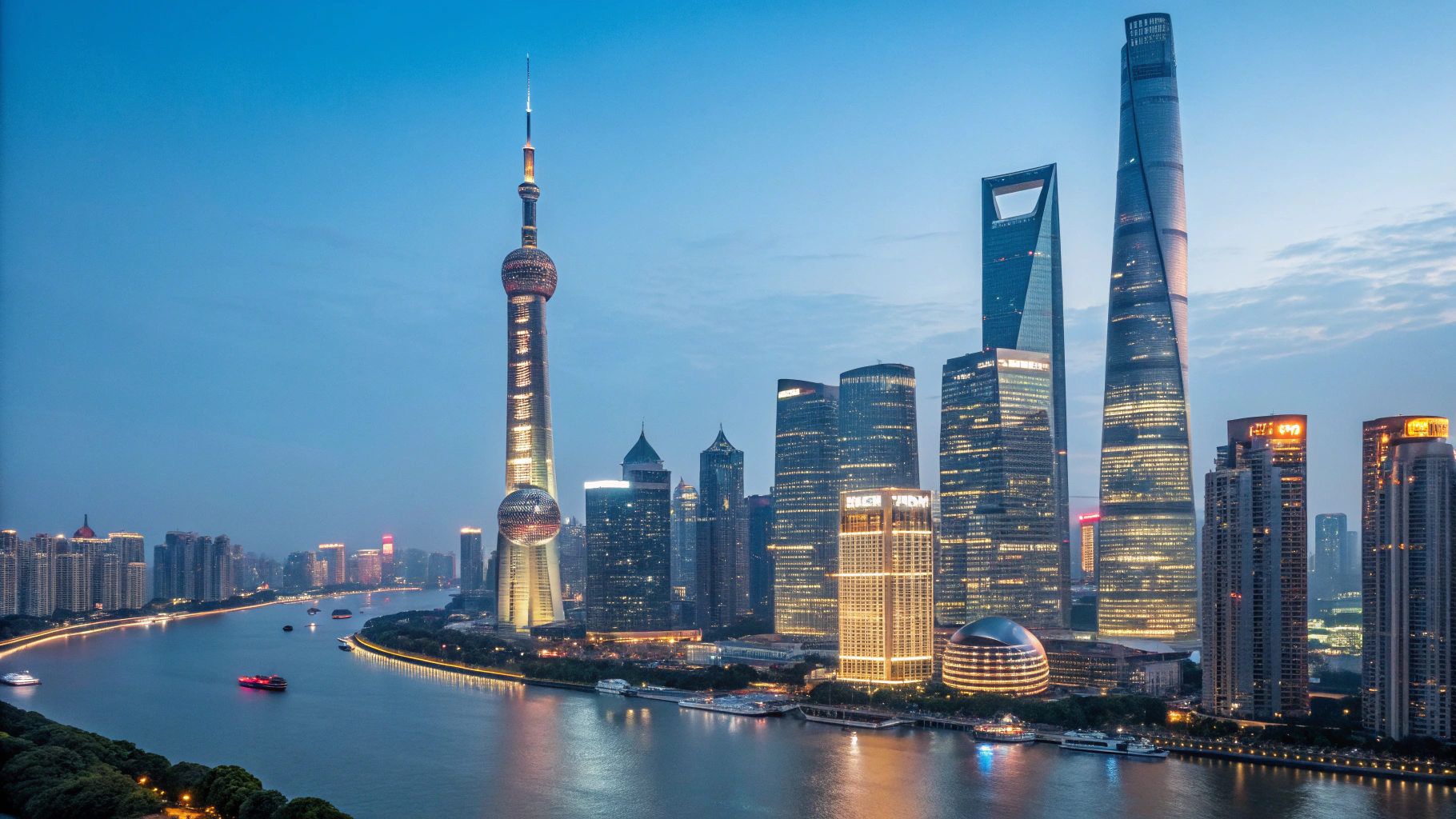 AI generated image by Red Panda AI: Shanghai Lujiazui