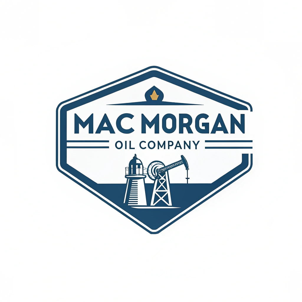 AI generated image by Red Panda AI: Logo Mac Morgan Oil Company