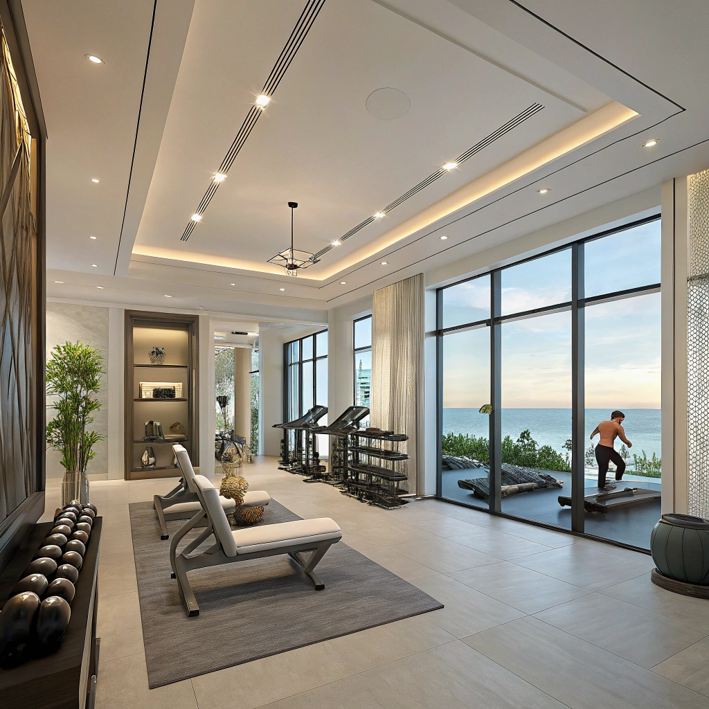 AI generated image by Red Panda AI: make high end personal training studio