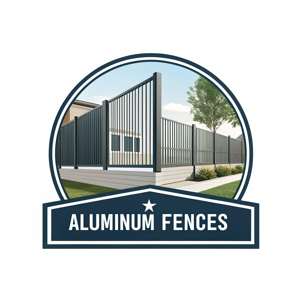 AI generated image by Red Panda AI: logo for the production of aluminum fences