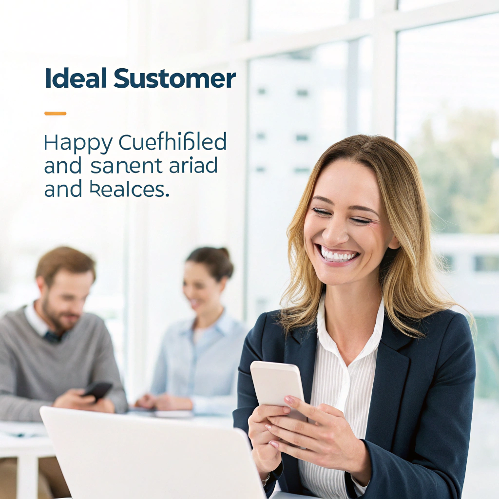 AI generated image by Red Panda AI: Marketing picture related to ideal customer 