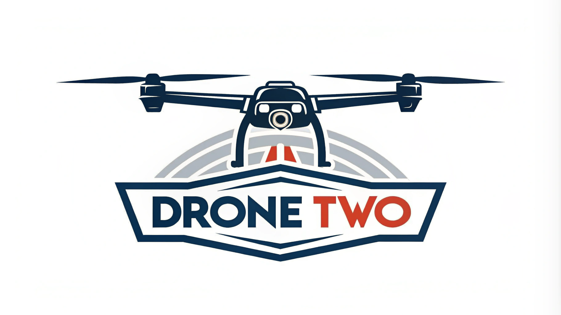 AI generated image by Red Panda AI: Drone two logo