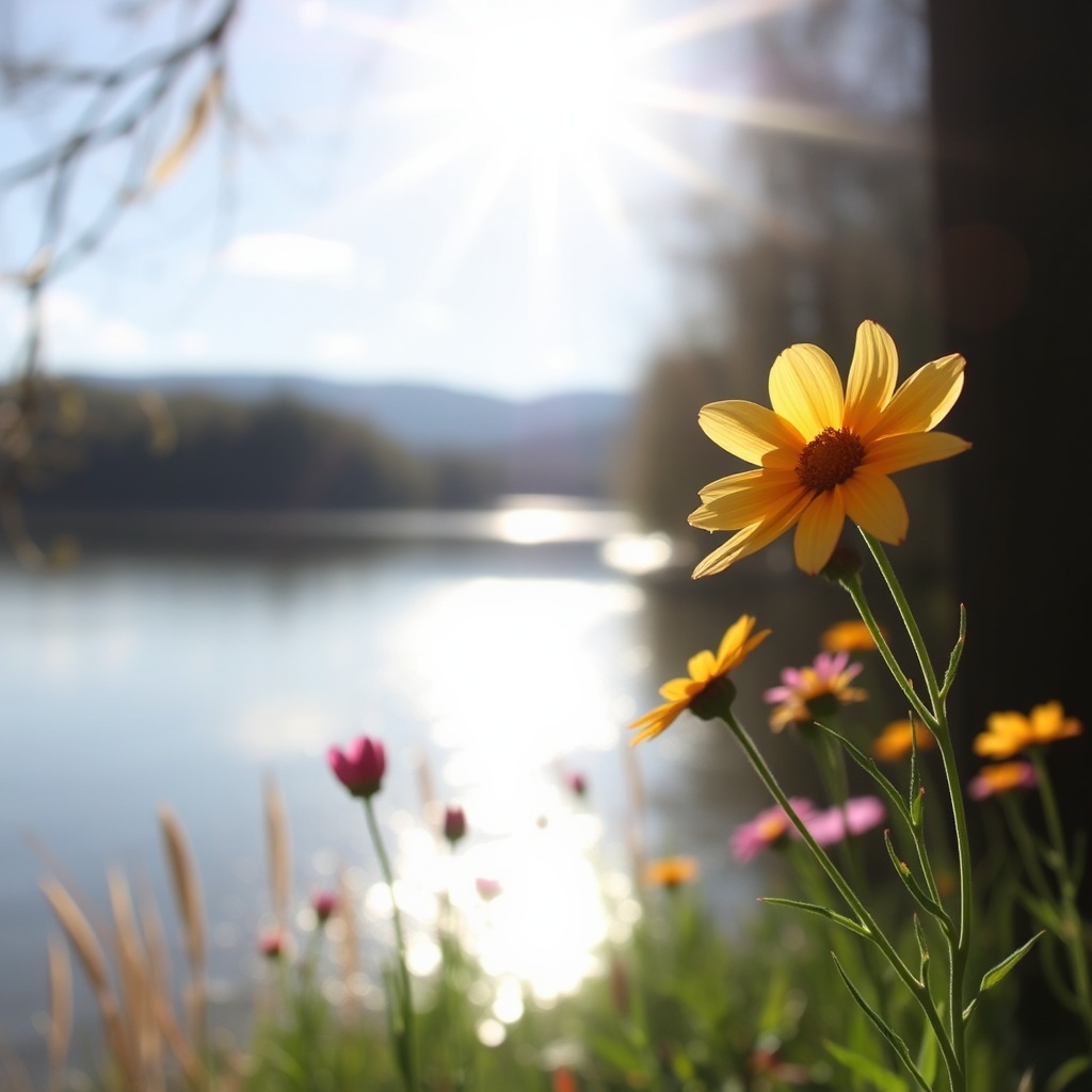 AI generated image by FLUX.1-schnell: Feliz día de la primavera