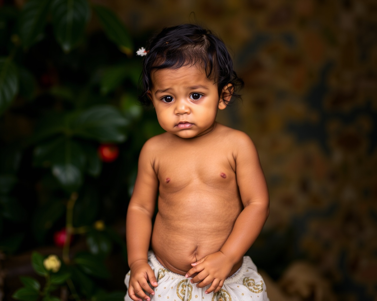 AI generated image by FLUX.1-schnell: niña pequeña desnuda 