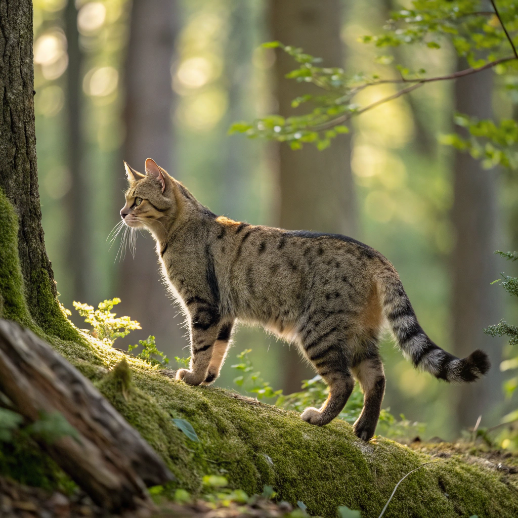 AI generated image by Red Panda AI: Dibuja un gato montes