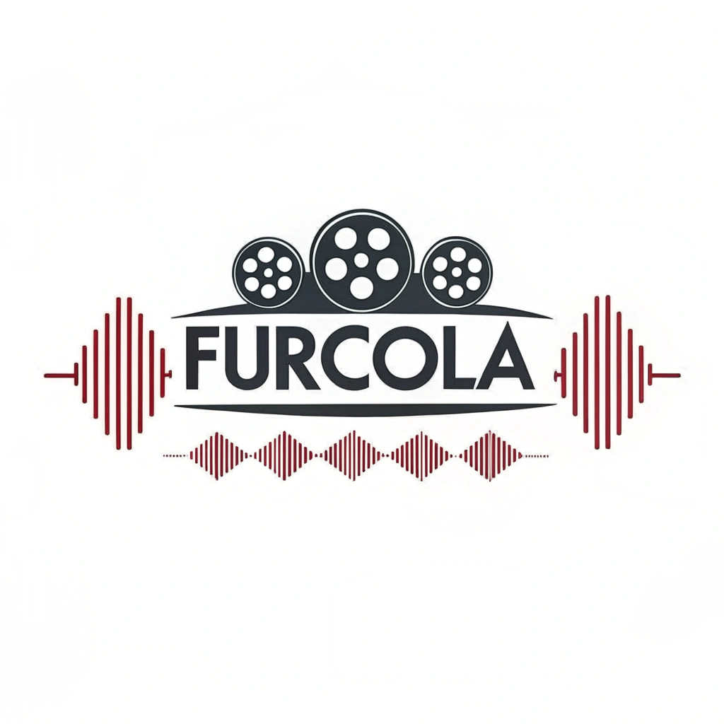 AI generated image by Red Panda AI: Logo for an audio engineering and film production company called "Furcola" put the name in the logo
