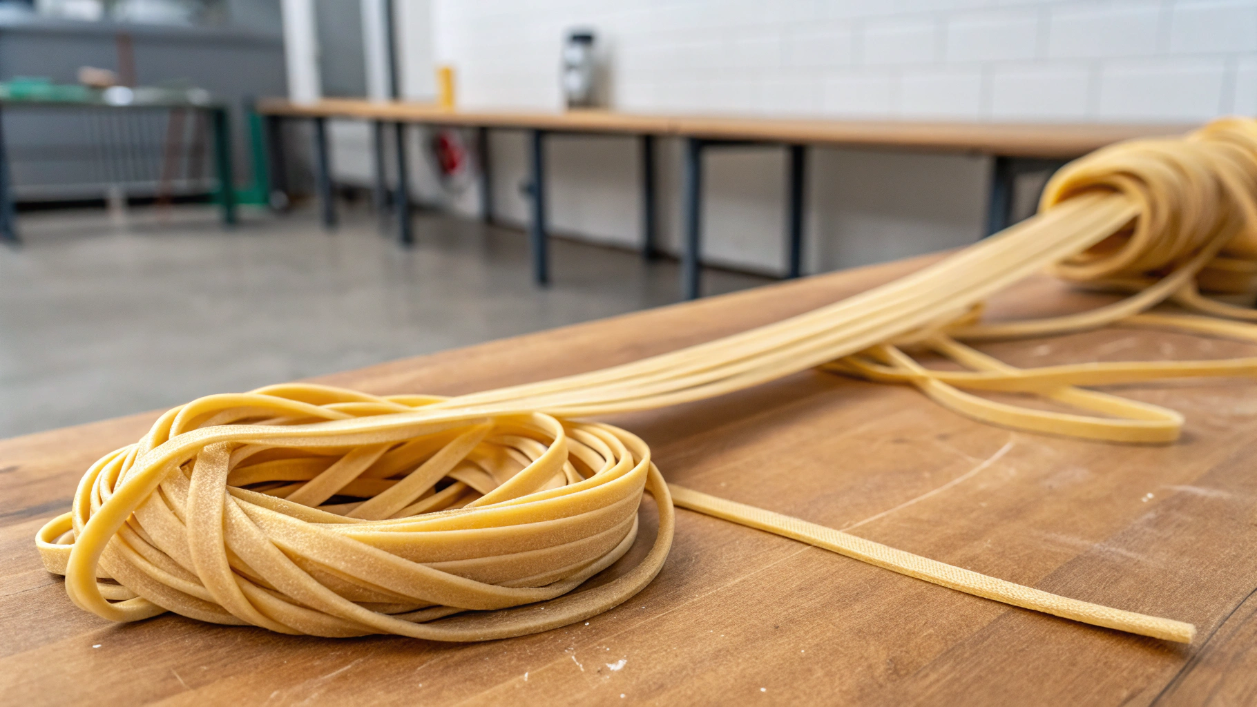 AI generated image by Red Panda AI: rubberband stretched to the maximum