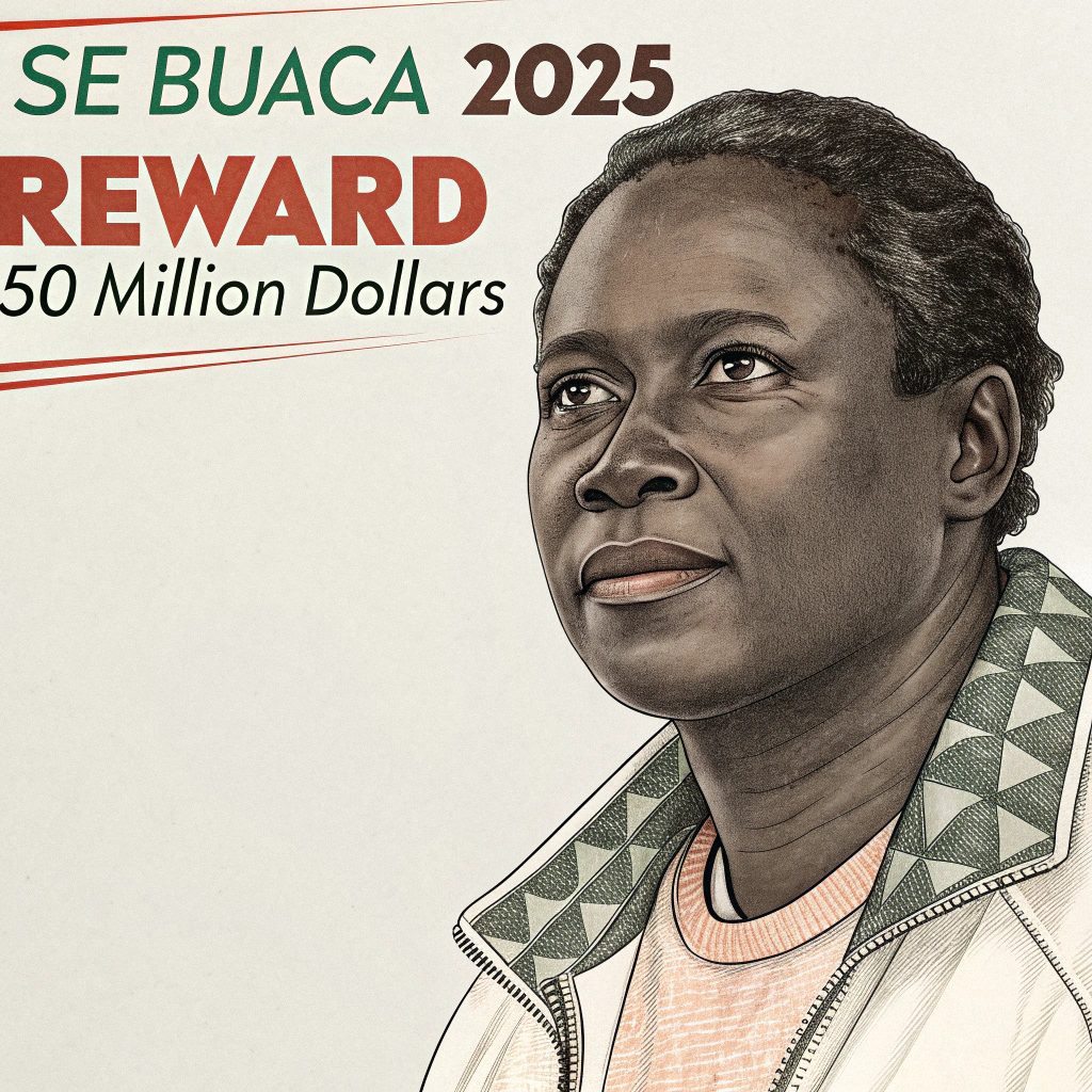 AI generated image by Red Panda AI: cartel de recompensa de se buaca 2025 por 50 millones de dolares