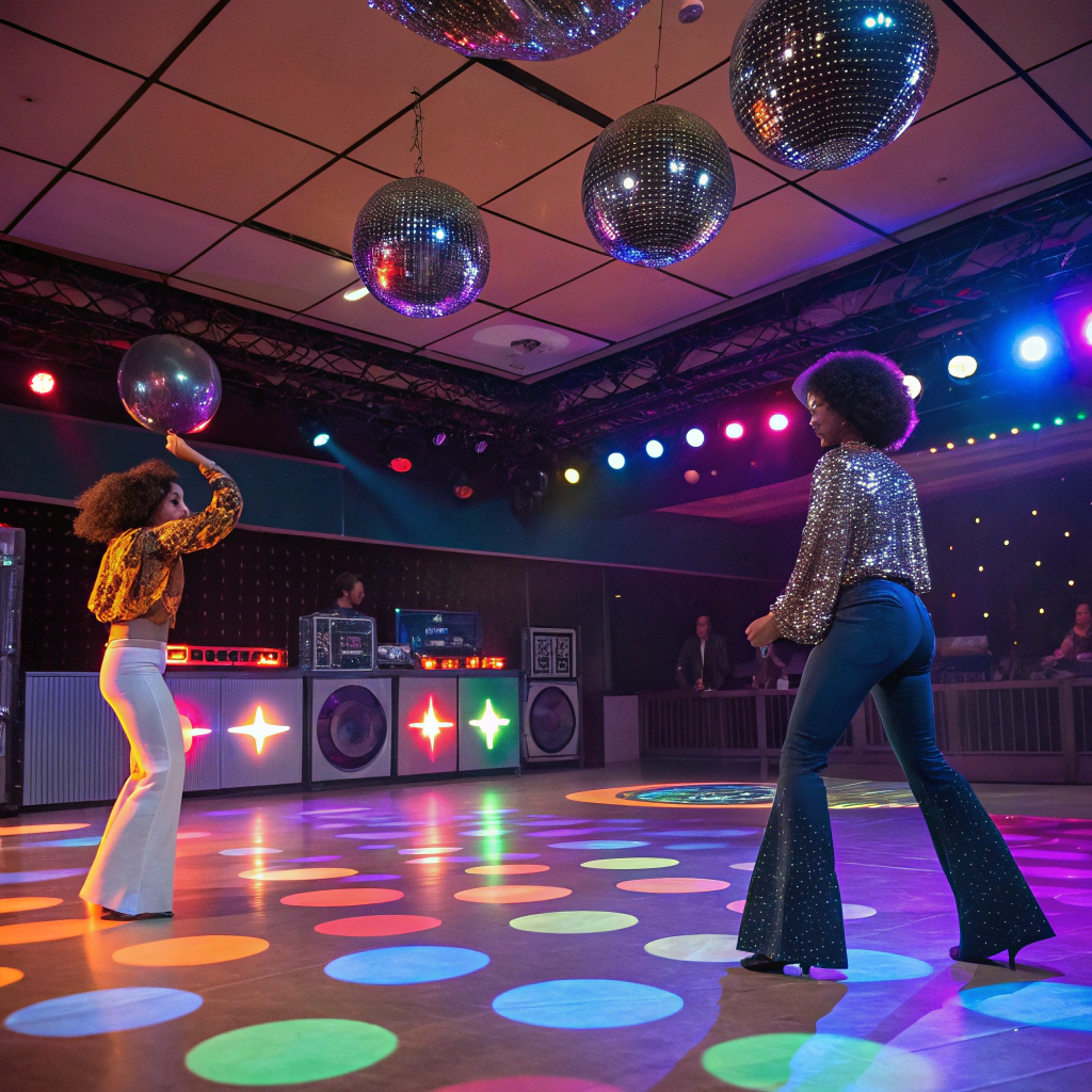 AI generated image by Red Panda AI: disco