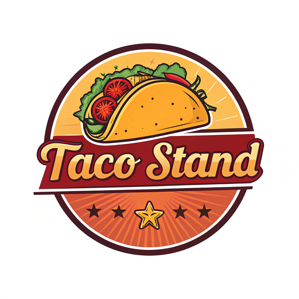 AI generated image by Red Panda AI: Puedes generar un logotipo para un puesto de tacos