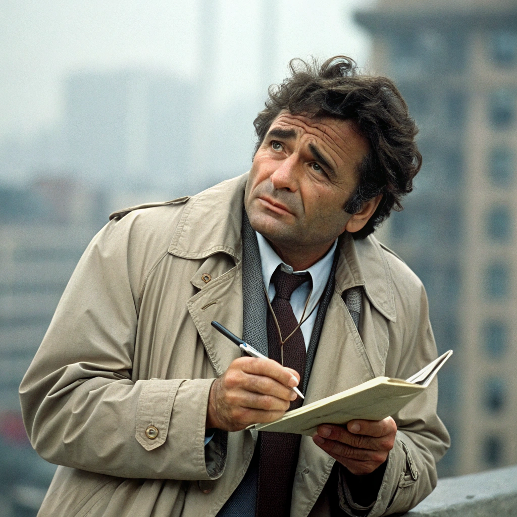 AI generated image by Red Panda AI: columbo