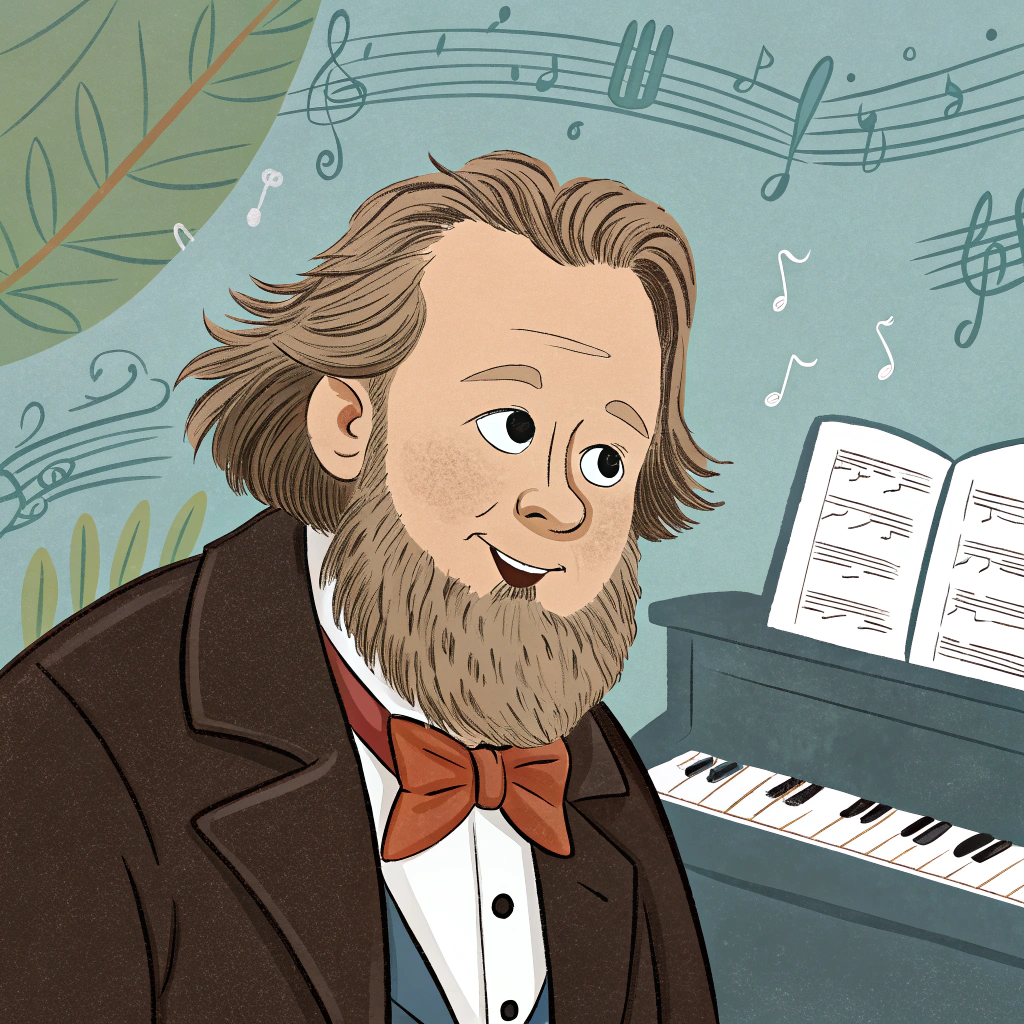 AI generated image by Red Panda AI: Desenho animado de willian marrion braham