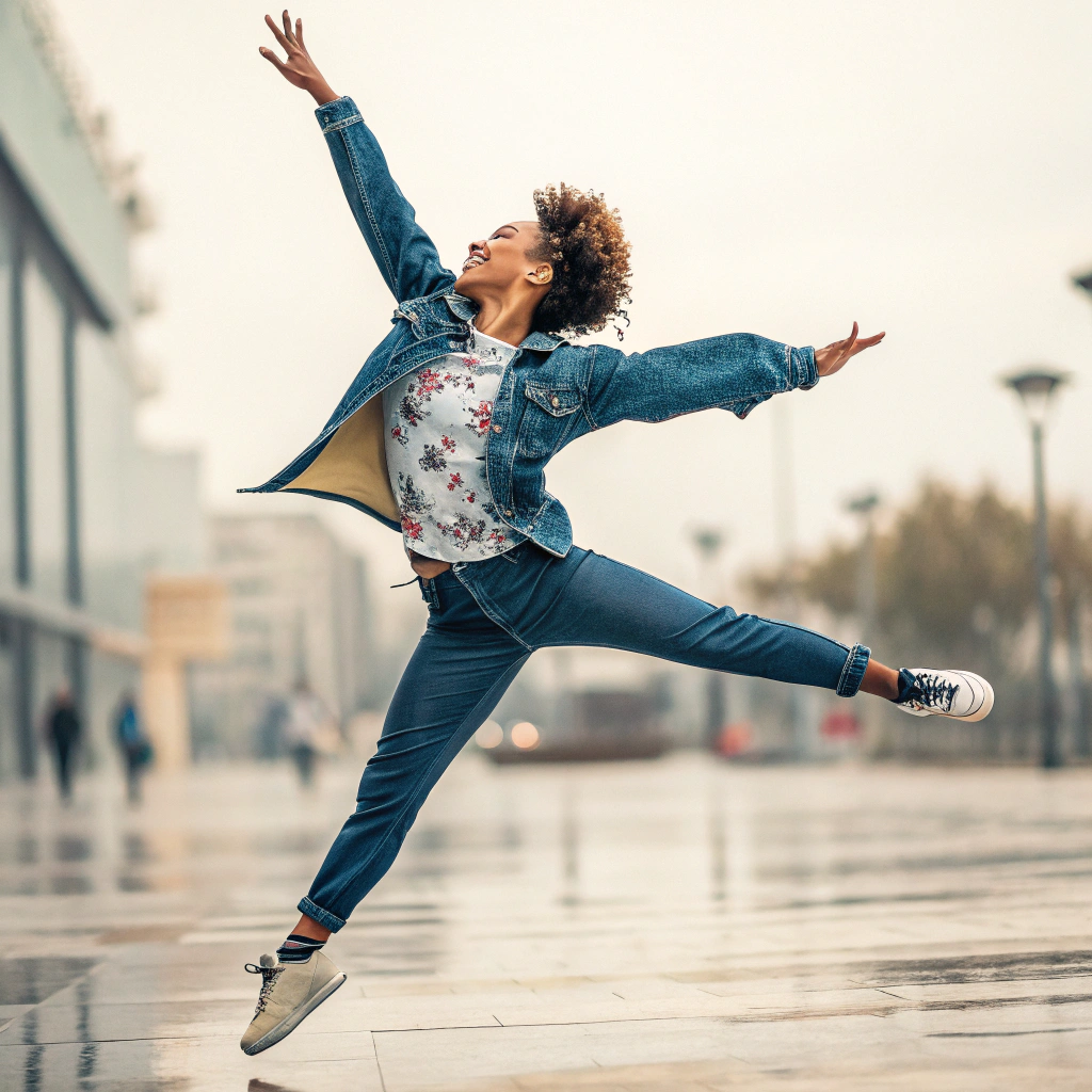 AI generated image by Red Panda AI: Dancing 