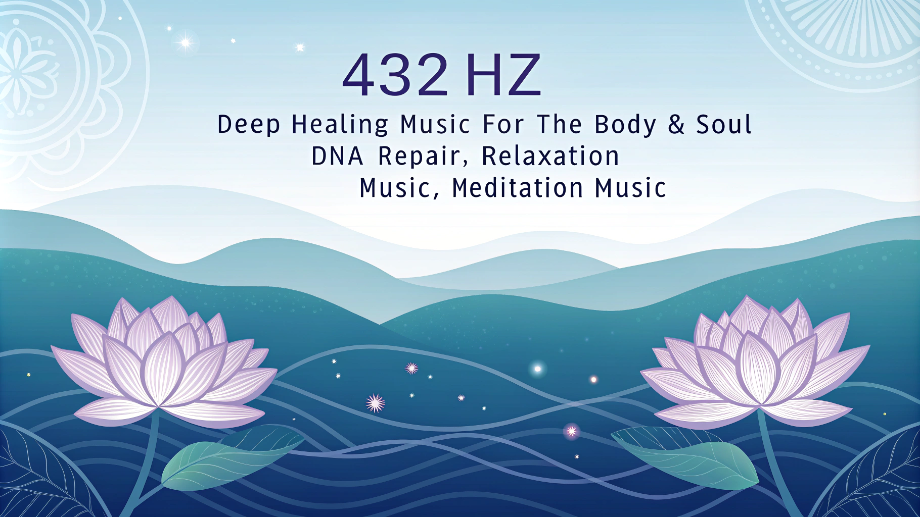 AI generated image by Red Panda AI: 432 Hz - Deep Healing Music for The Body & Soul - DNA Repair, Relaxation Music, Meditation Music