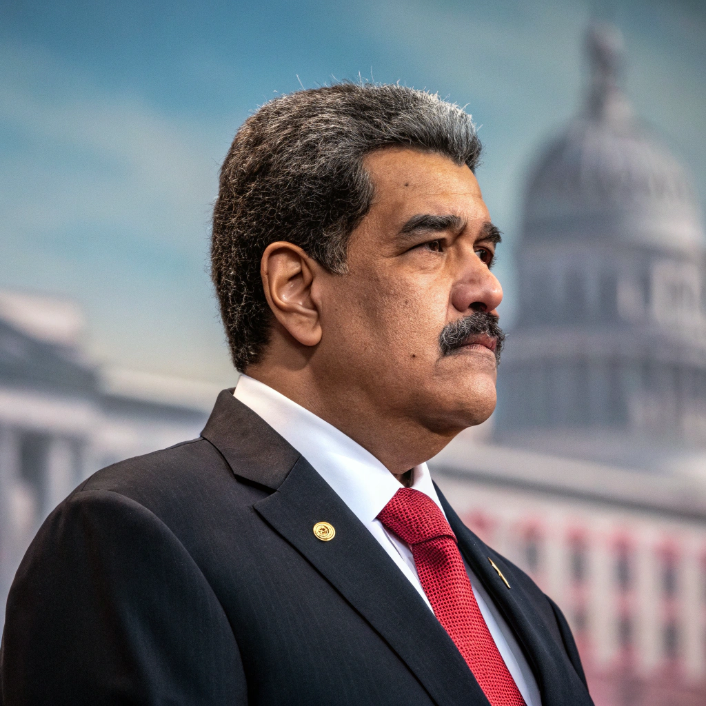 AI generated image by Red Panda AI: nicolas maduro de venenzuela
