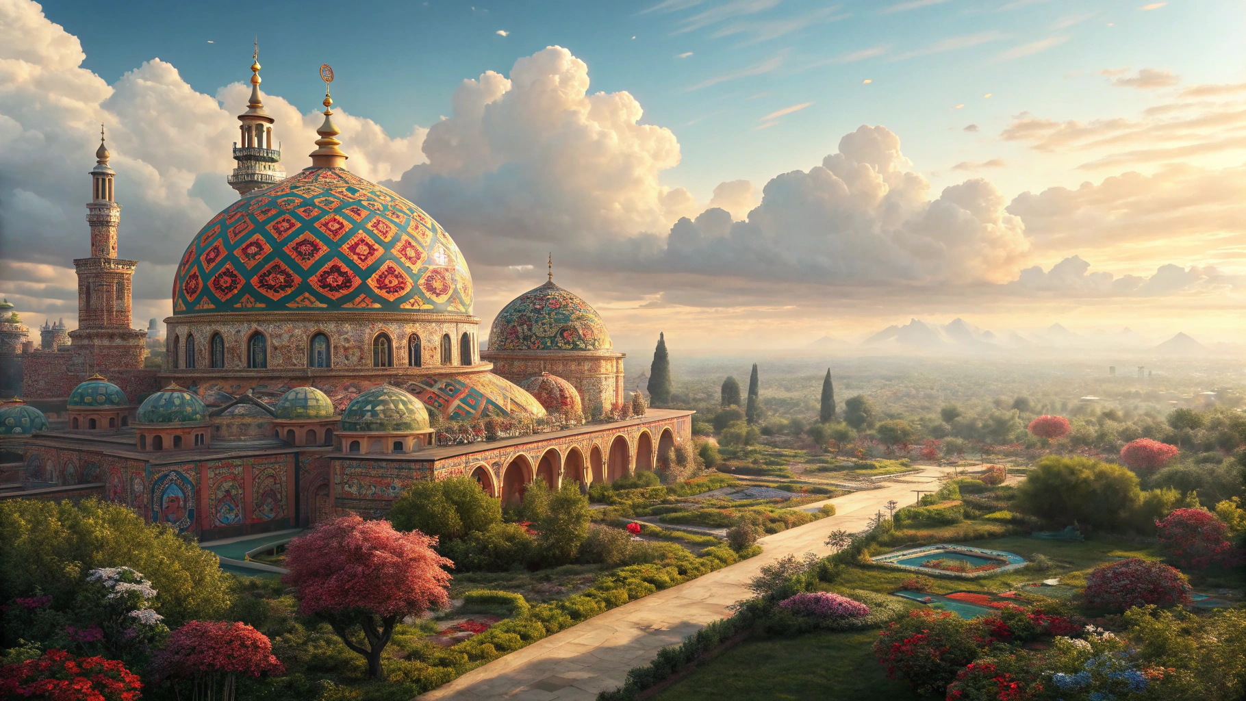 AI generated image by Red Panda AI: The amazing world of patterns and majesty.  It is beyond belief and beauty takes on a new meaning.