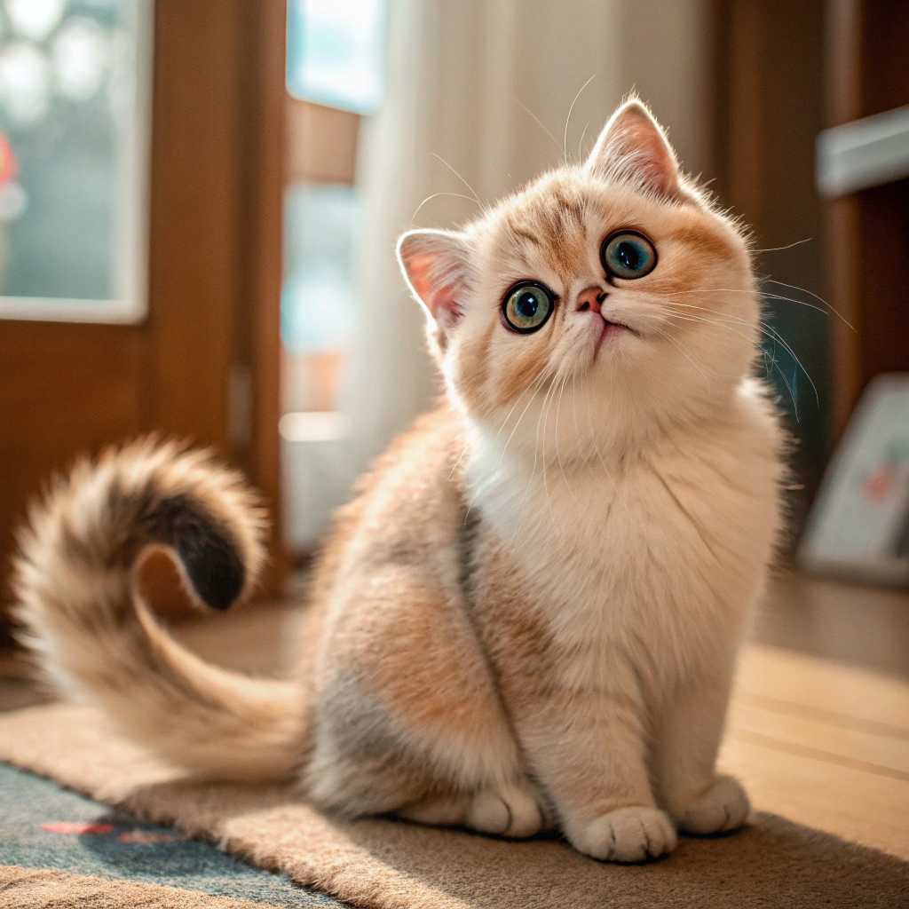 AI generated image by Red Panda AI: cute cat

