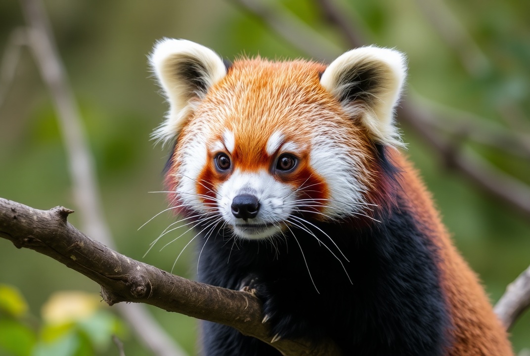 AI generated image by FLUX.1-schnell: red panda