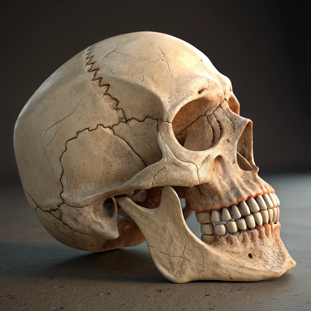 AI generated image by Red Panda AI: Una madibula realista en 3D.
