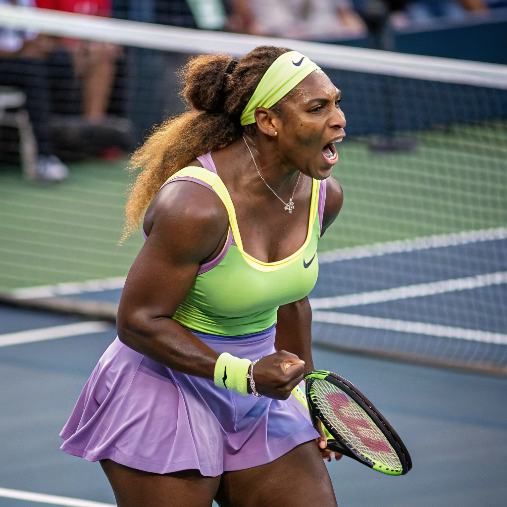 AI generated image by Red Panda AI: Serena Williams 