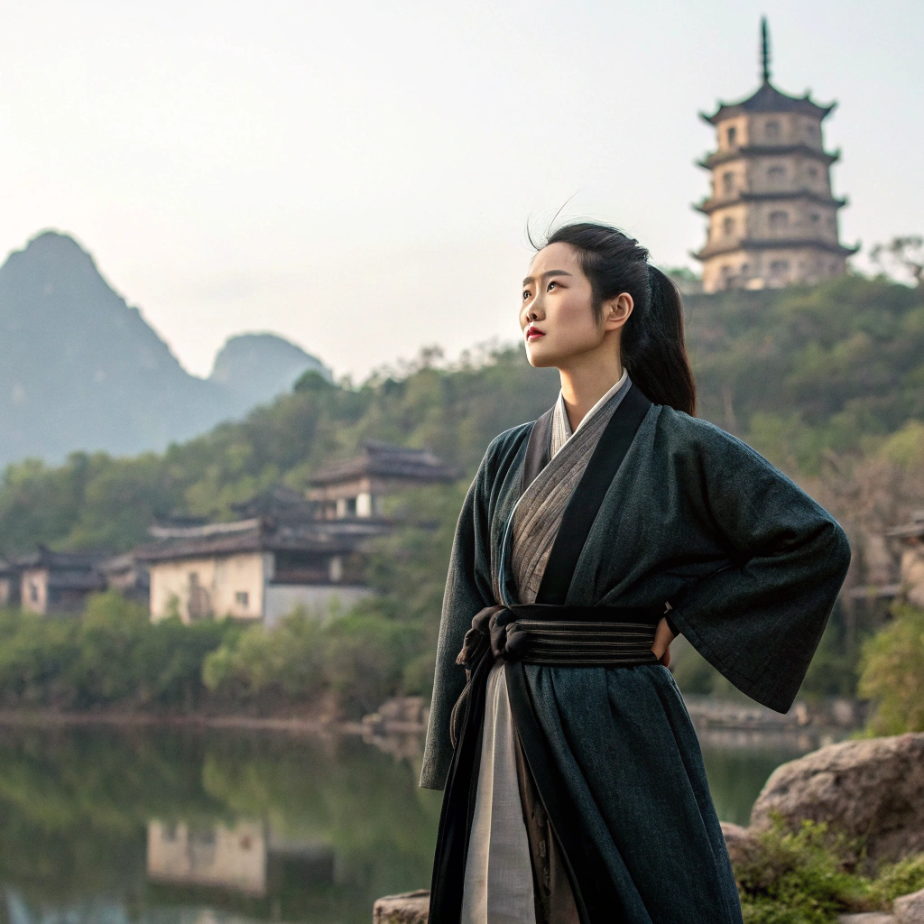 AI generated image by Red Panda AI: Liu yifei in Chinese movie