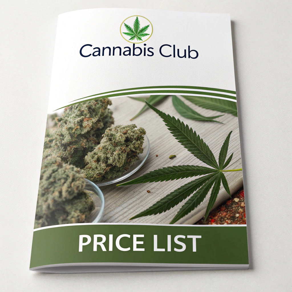 AI generated image by Red Panda AI: Canabis club catalogo de precios